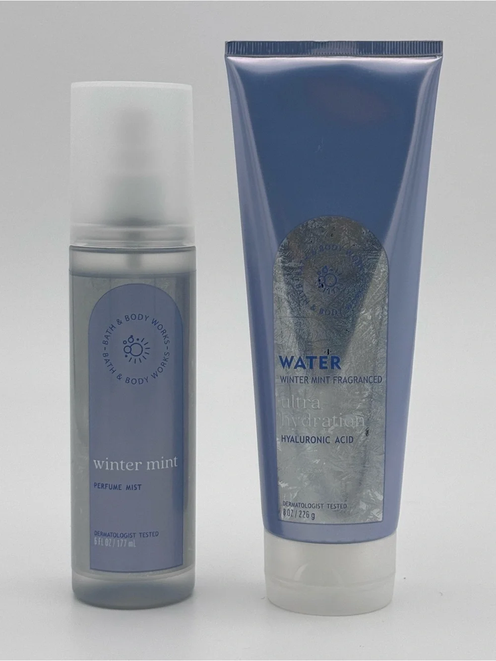 Bath & Body Works Water Winter Mint Ultra Hydration Body Care Gift Set NWT